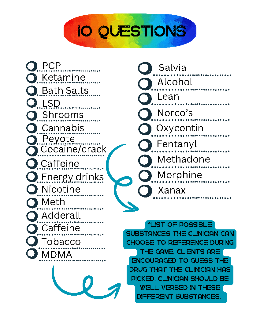 10 Questions- Mind Altering Substances (PDF or PNG)