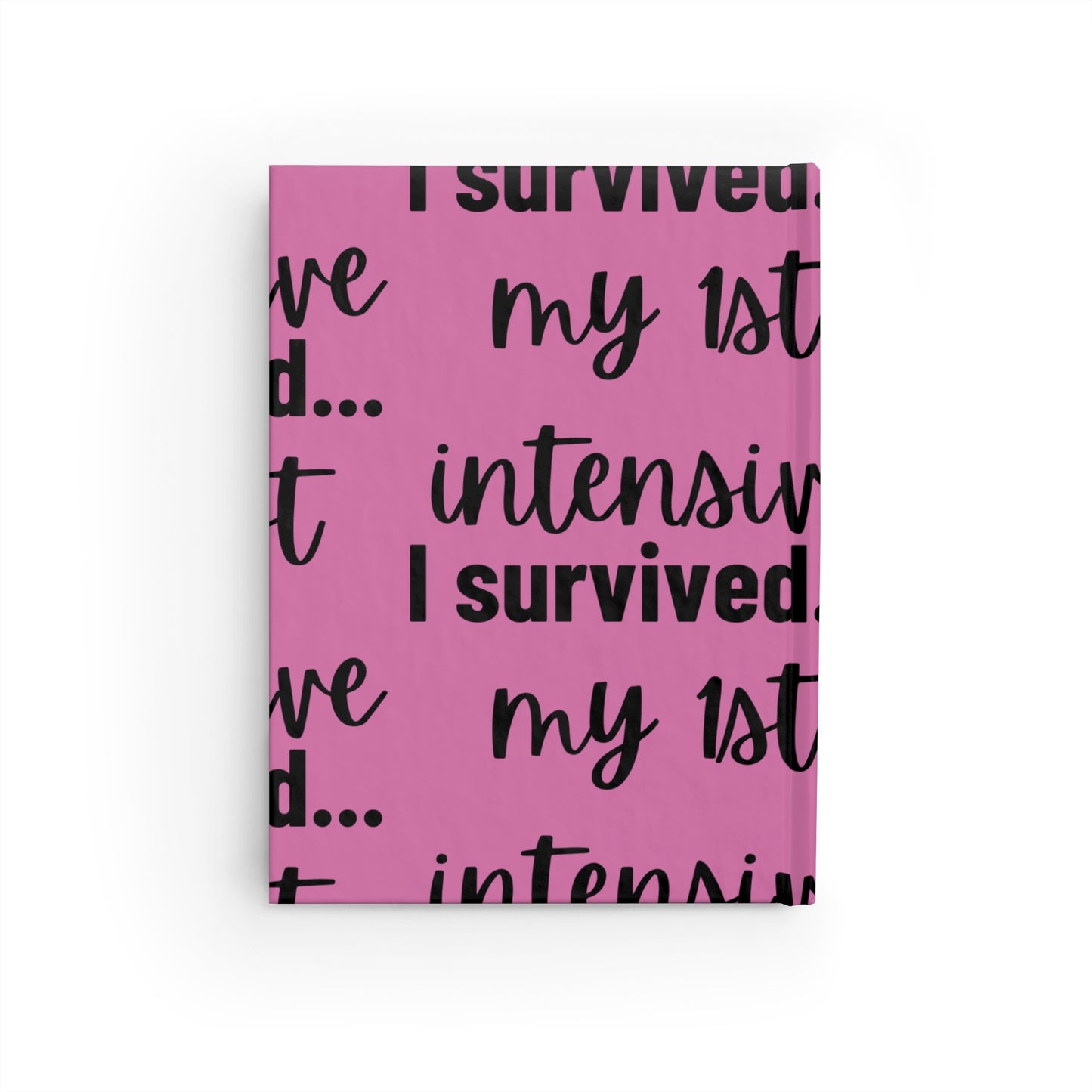 "Blank Space, Bold Work" – Pink Hardcover Journal
