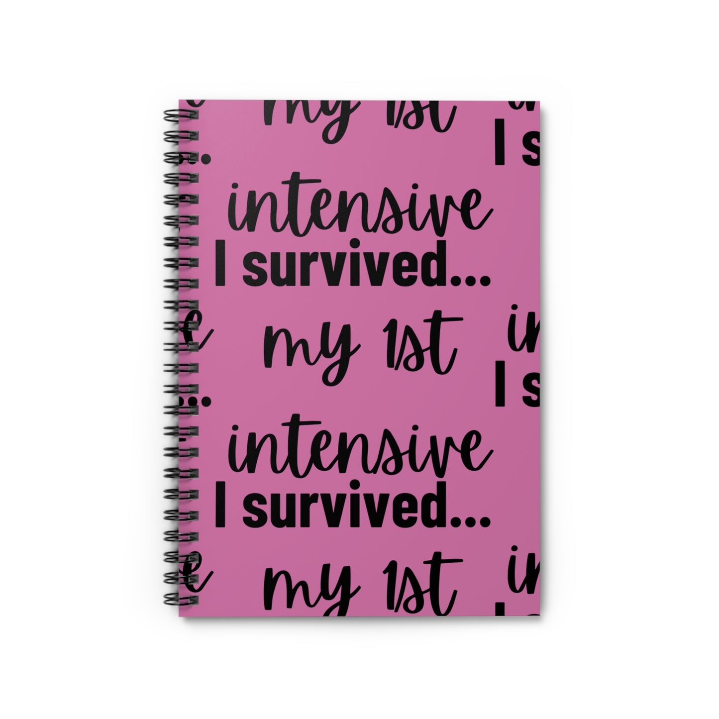 “I Survived My First Intensive” – Pink Spiral Therapy Notebook