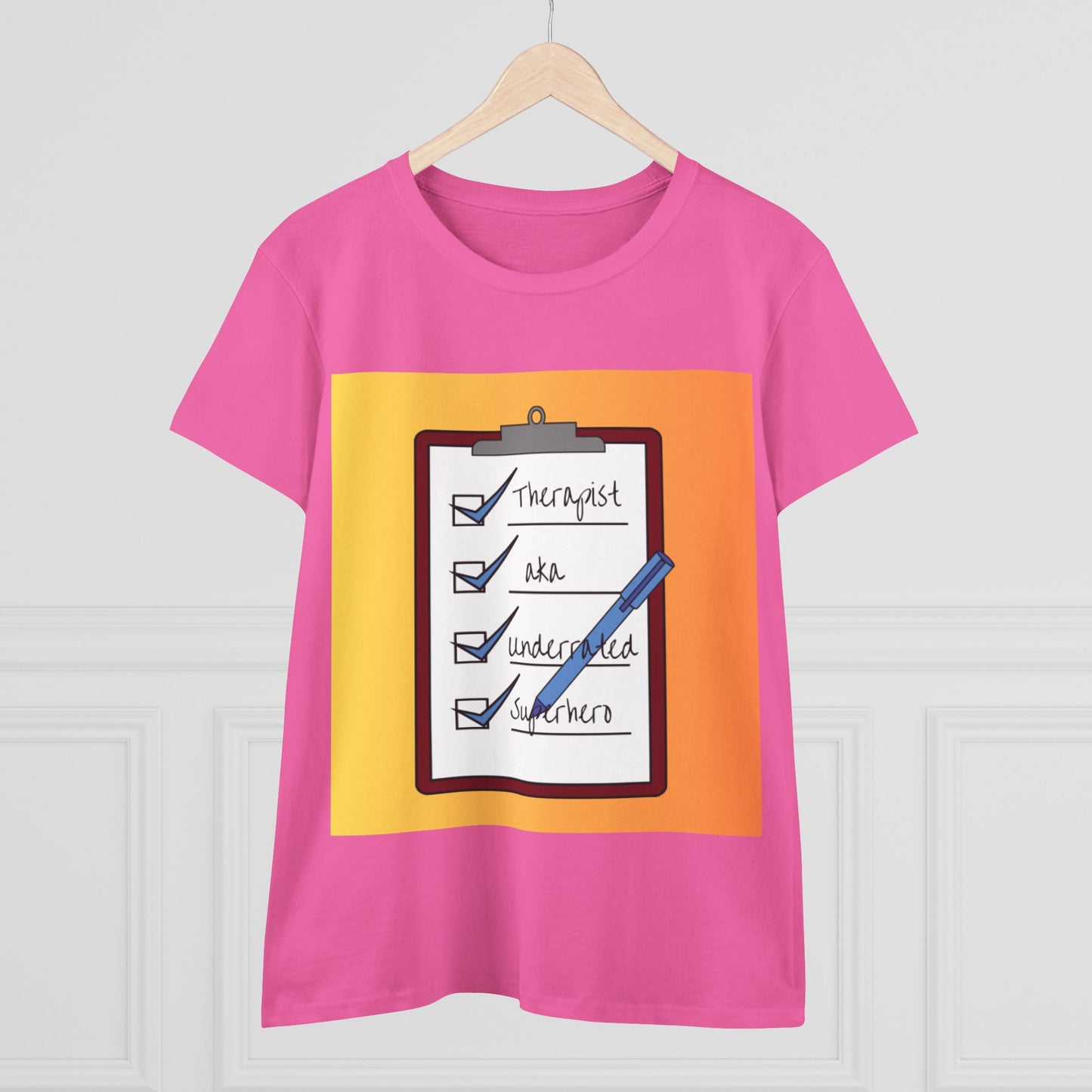 "Checklist Complete" Midweight Cotton Tee – Women's Cut