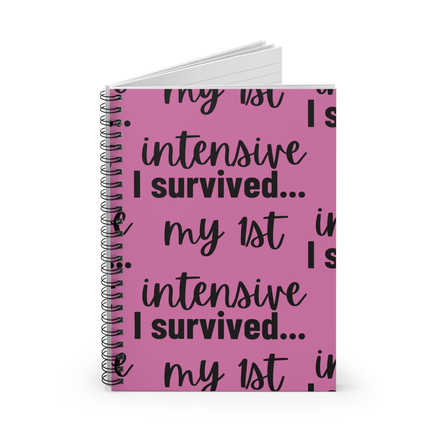 “I Survived My First Intensive” – Pink Spiral Therapy Notebook