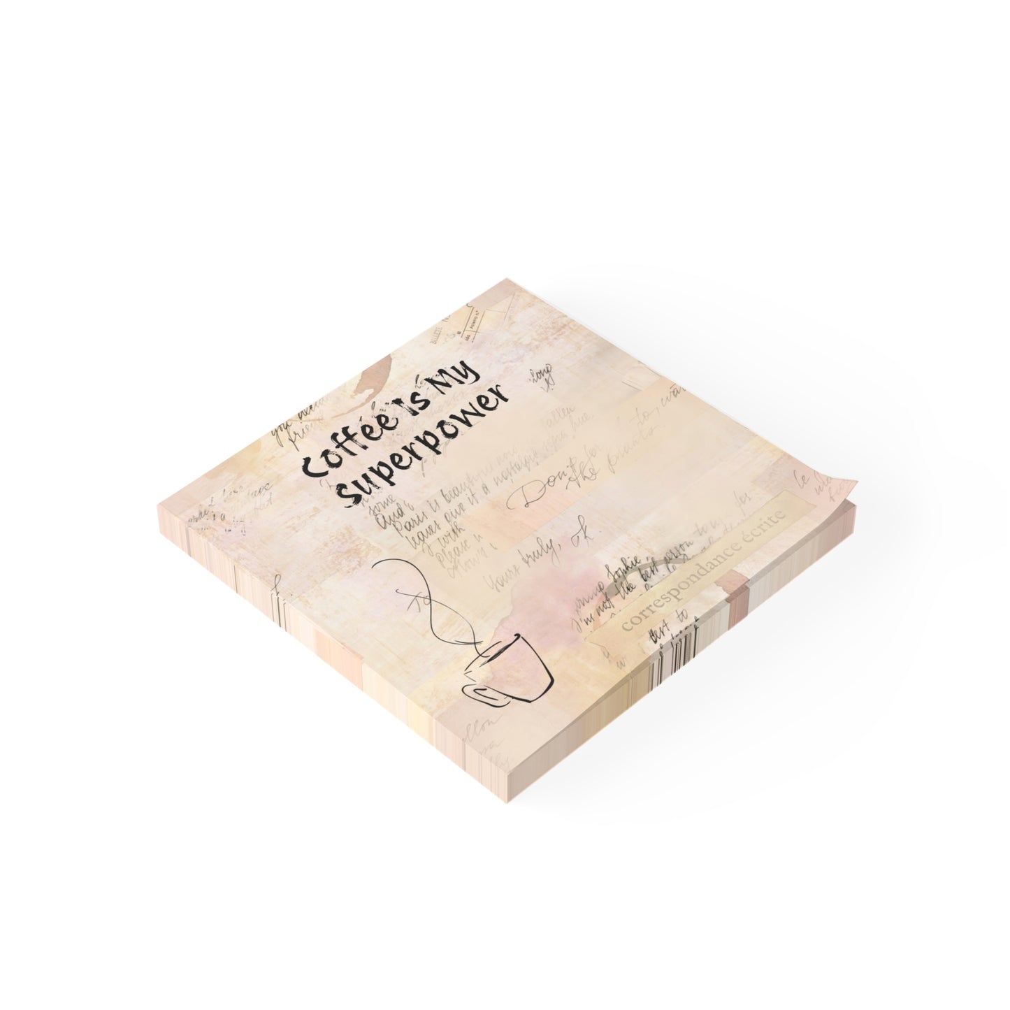 ☕ Coffee Is My Superpower – Sticky Notes