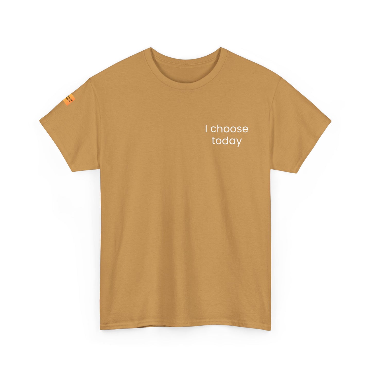"I Choose Today" Recovery & Growth T-Shirt - Dark Collection with Light Text