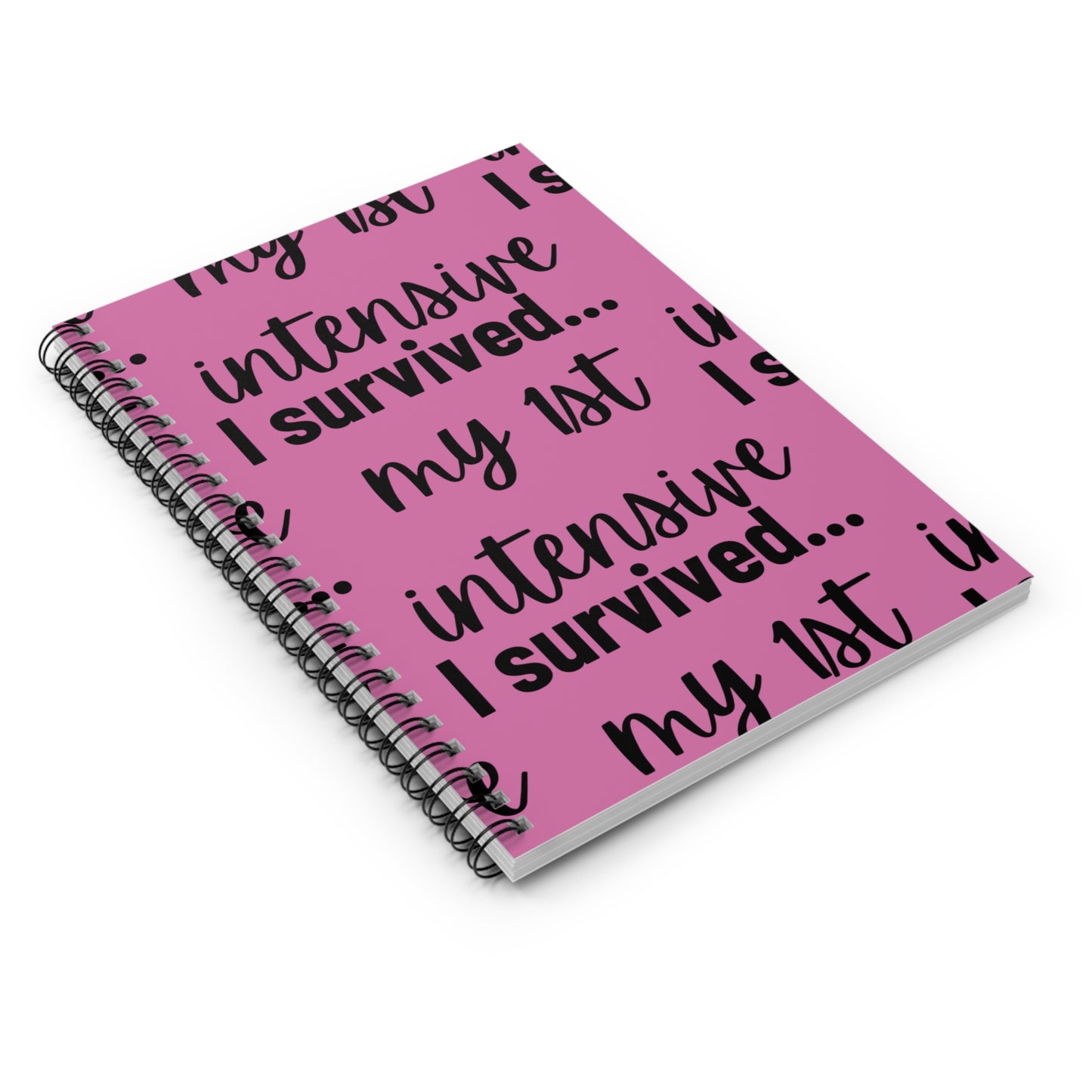 “I Survived My First Intensive” – Pink Spiral Therapy Notebook
