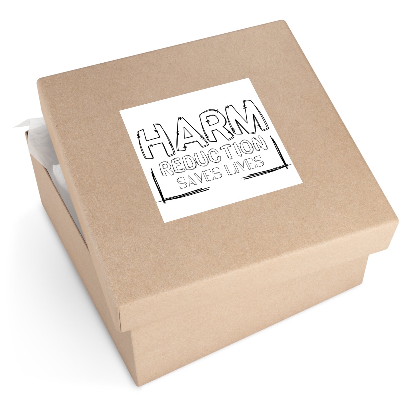 Vinyl Sticker – “Harm Reduction Saves Lives”