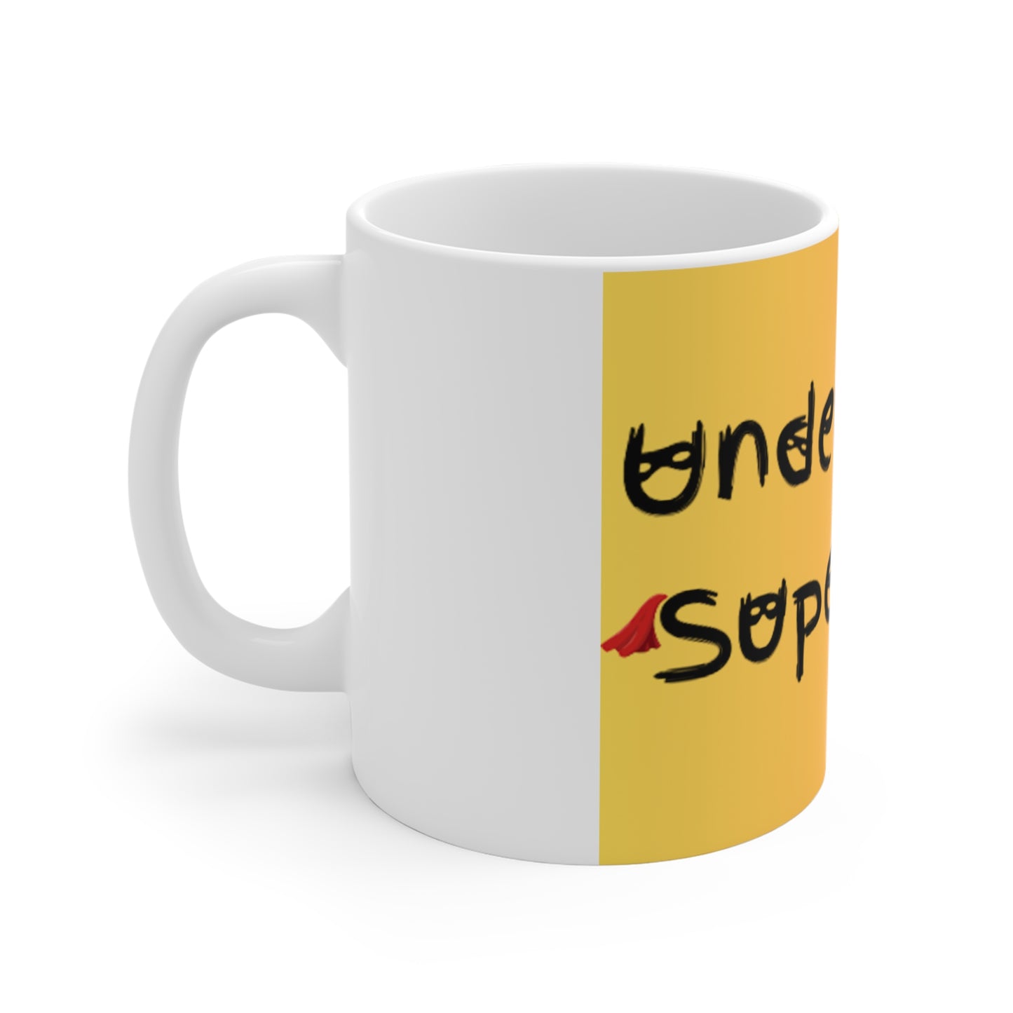 The Underrated Superhero Logo Mug – 11oz