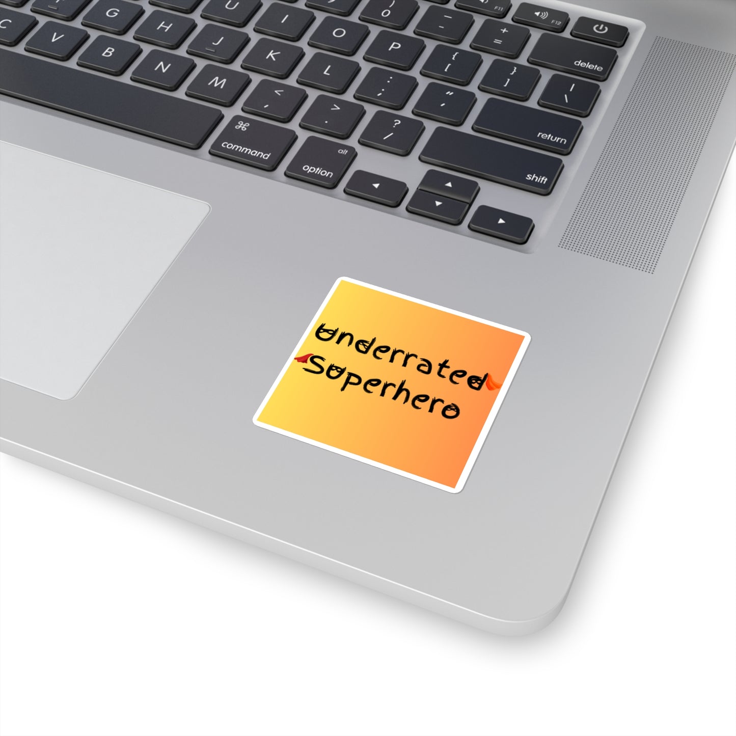 Logo Sticker – “The Underrated Superhero” Square (2" or 3")