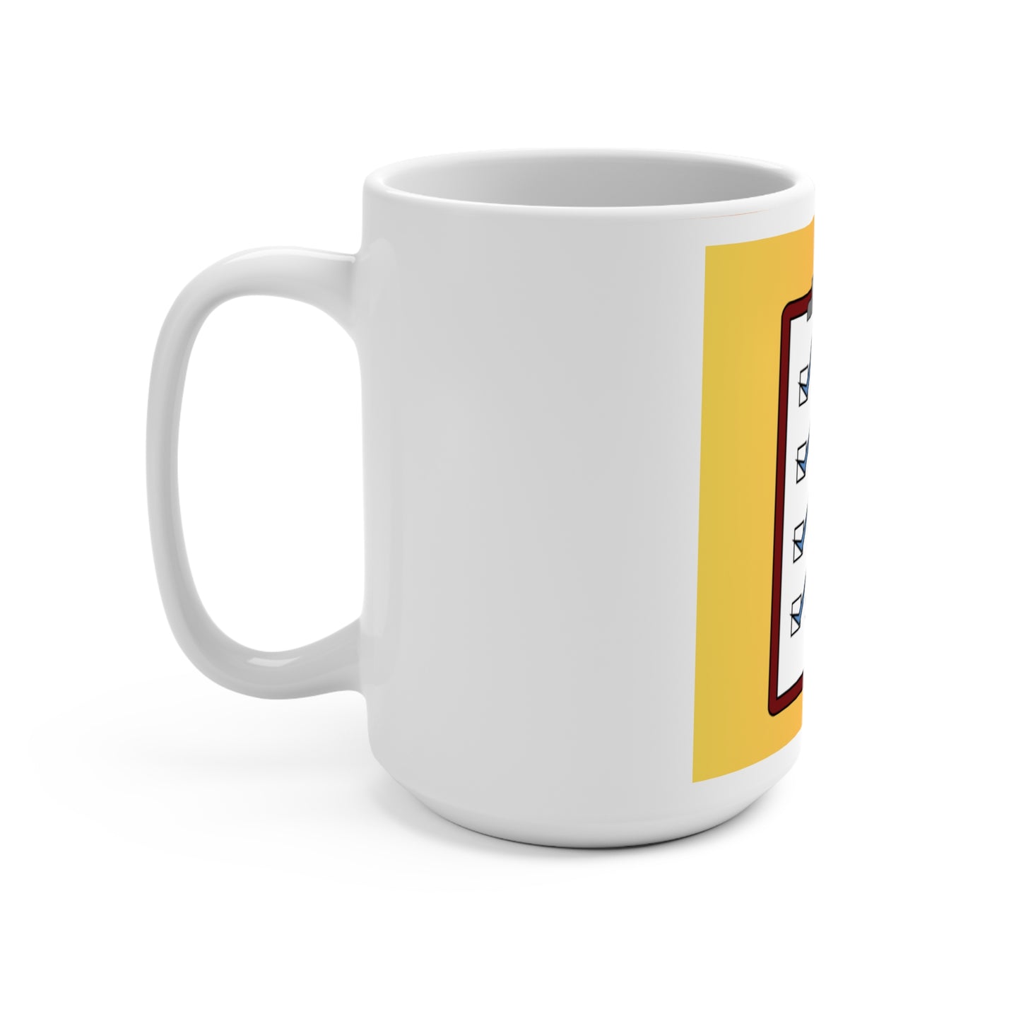 Checklist Mug – 15oz "Therapist. An. Underrated. Superhero."