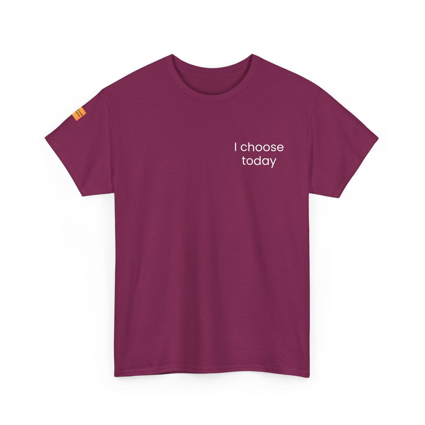 "I Choose Today" Recovery & Growth T-Shirt - Dark Collection with Light Text