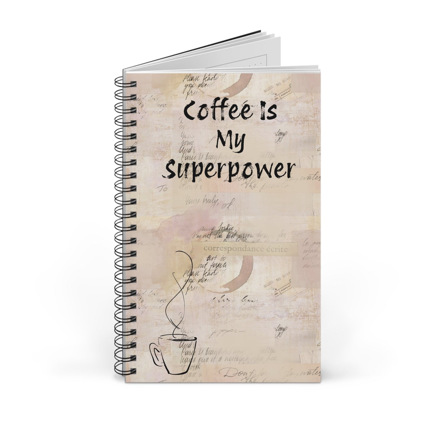 Coffee Is My Superpower – Spiral Journal