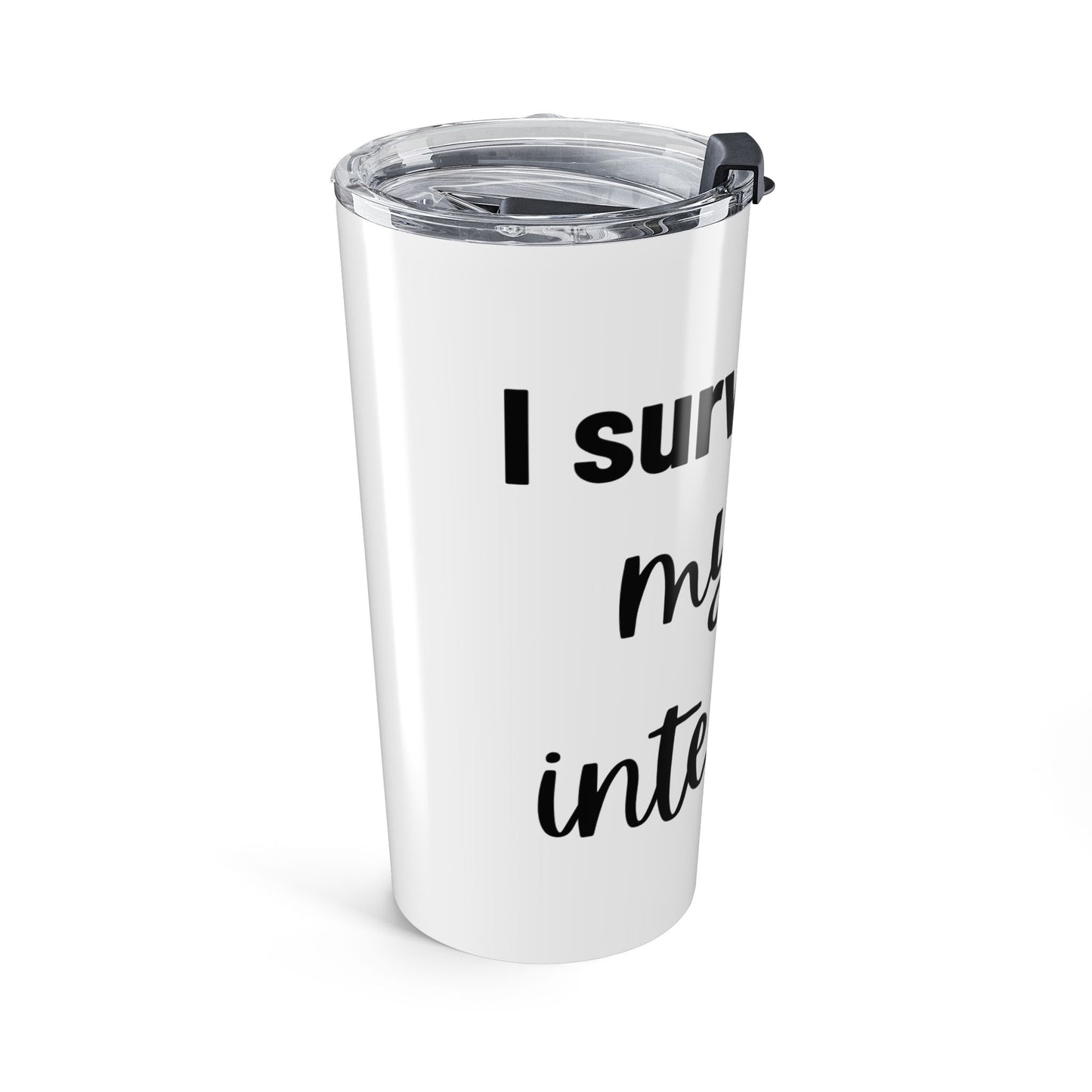 White Tumbler – 20oz | Intensive Therapy Edition