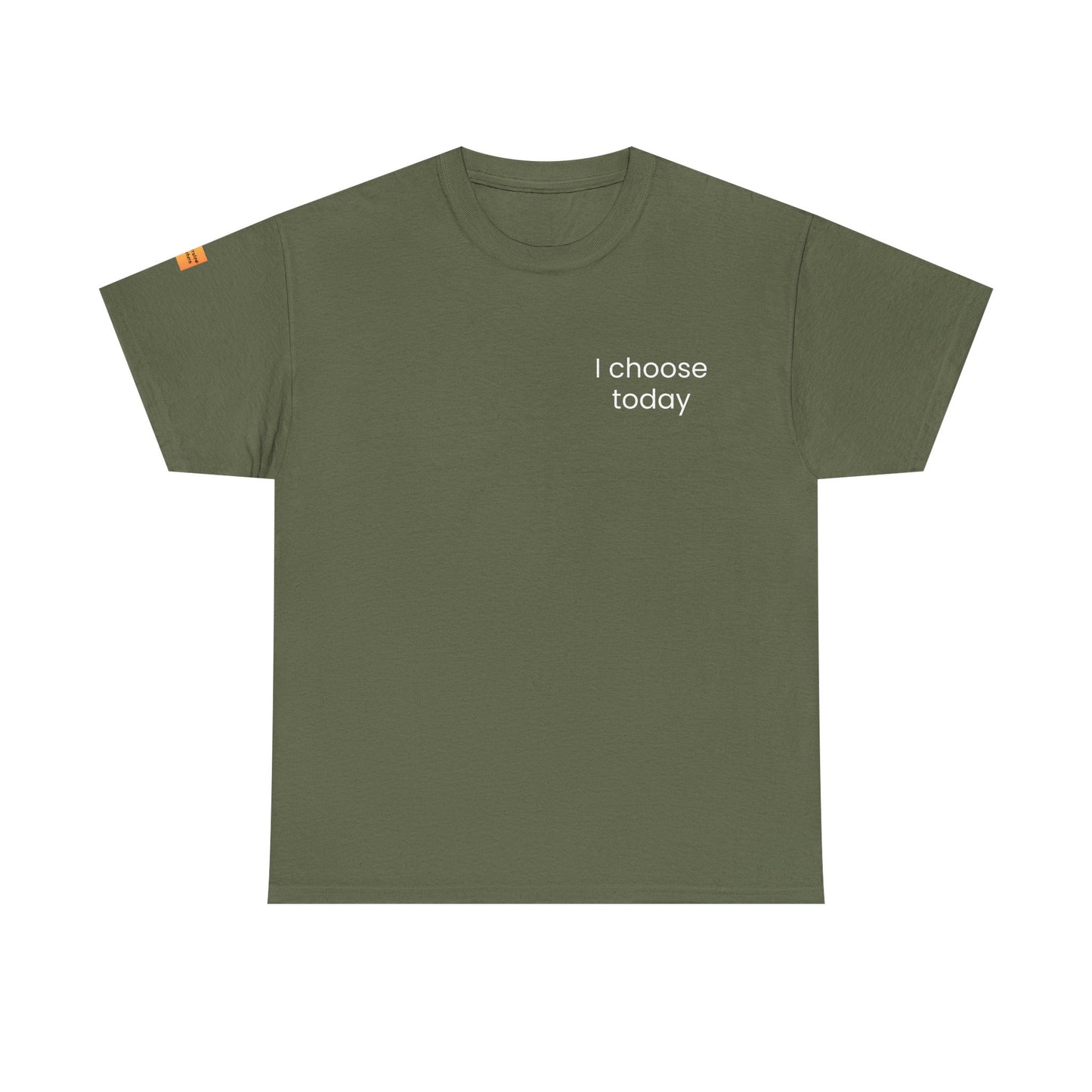 "I Choose Today" Recovery & Growth T-Shirt - Dark Collection with Light Text