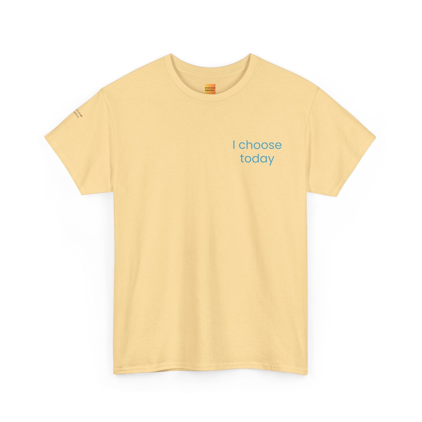 "I Choose Today" Recovery & Growth T-Shirt - First Steps Collection