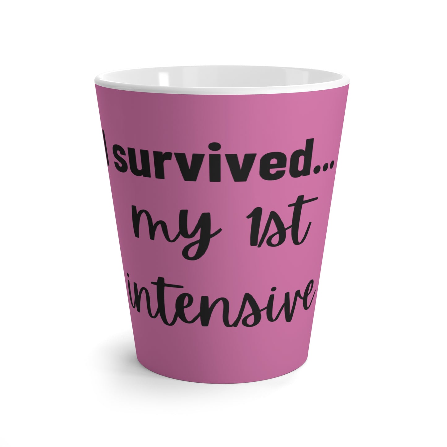 Pink Latte Mug - Intensive Therapy Edition