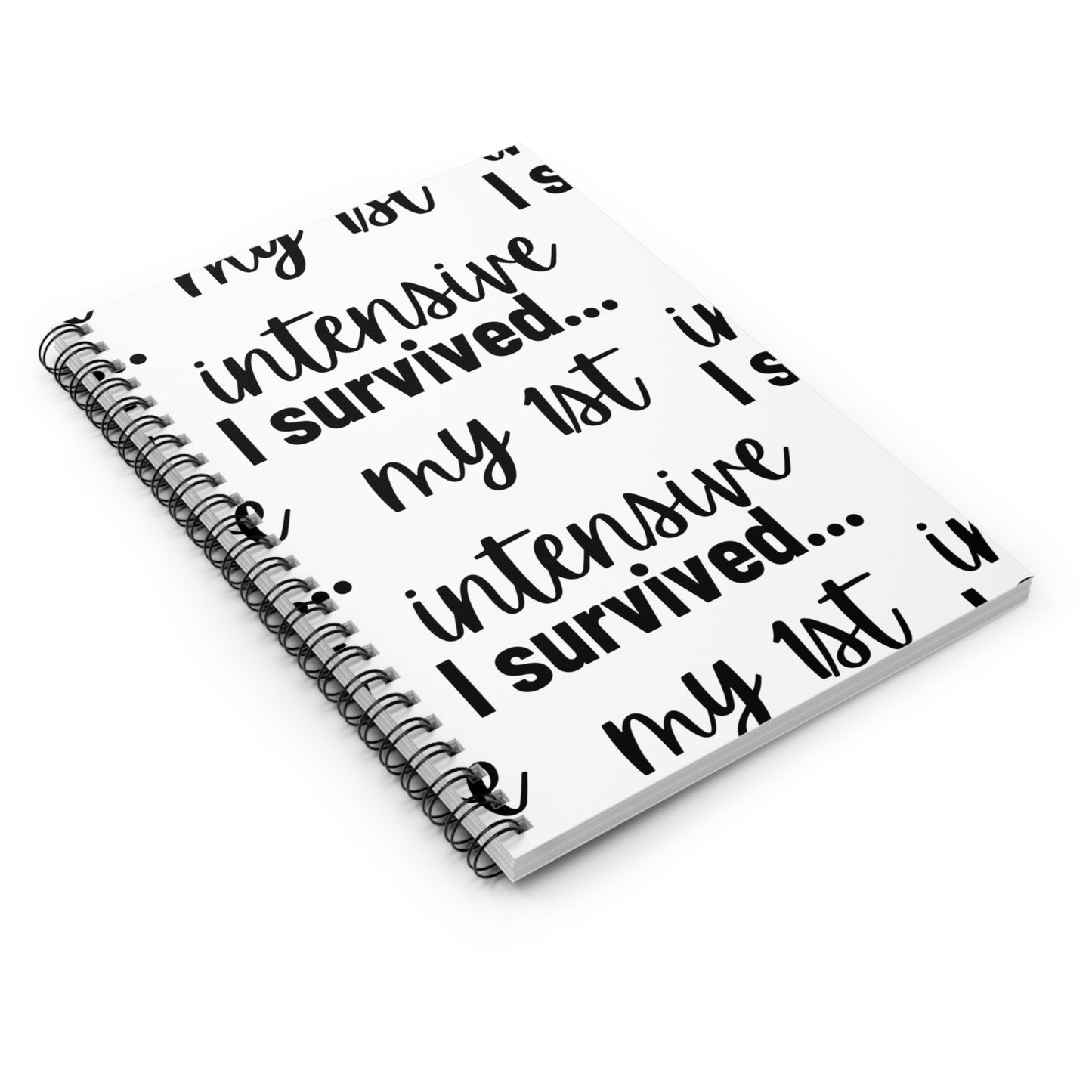 “I Survived My First Intensive” – White Spiral Therapy Notebook
