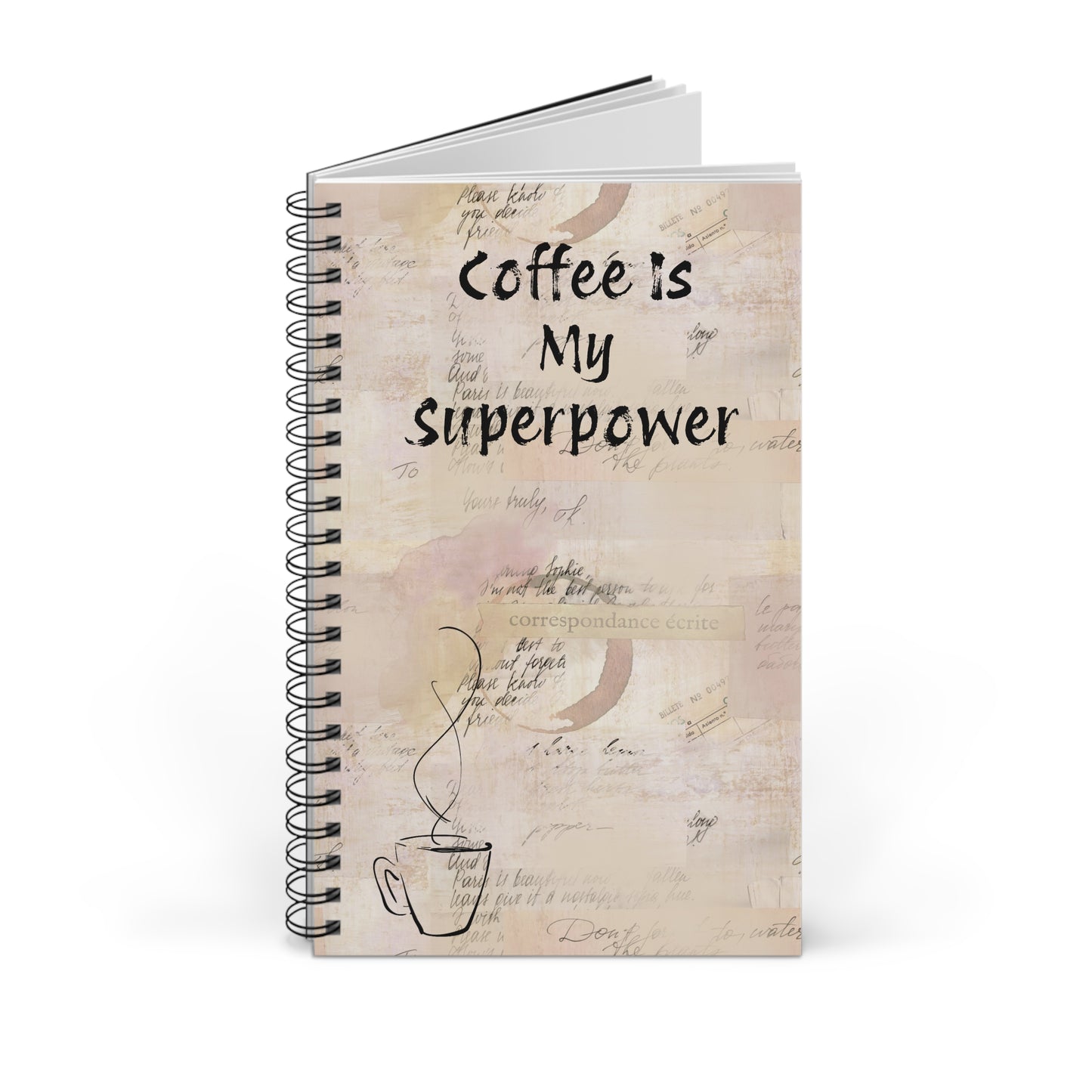 Coffee Is My Superpower – Spiral Journal