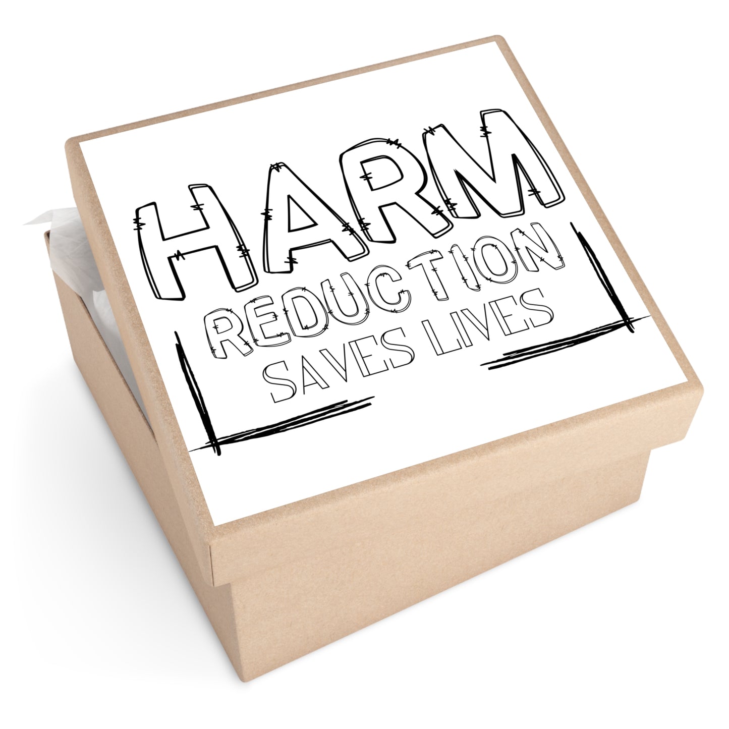 Vinyl Sticker – “Harm Reduction Saves Lives”