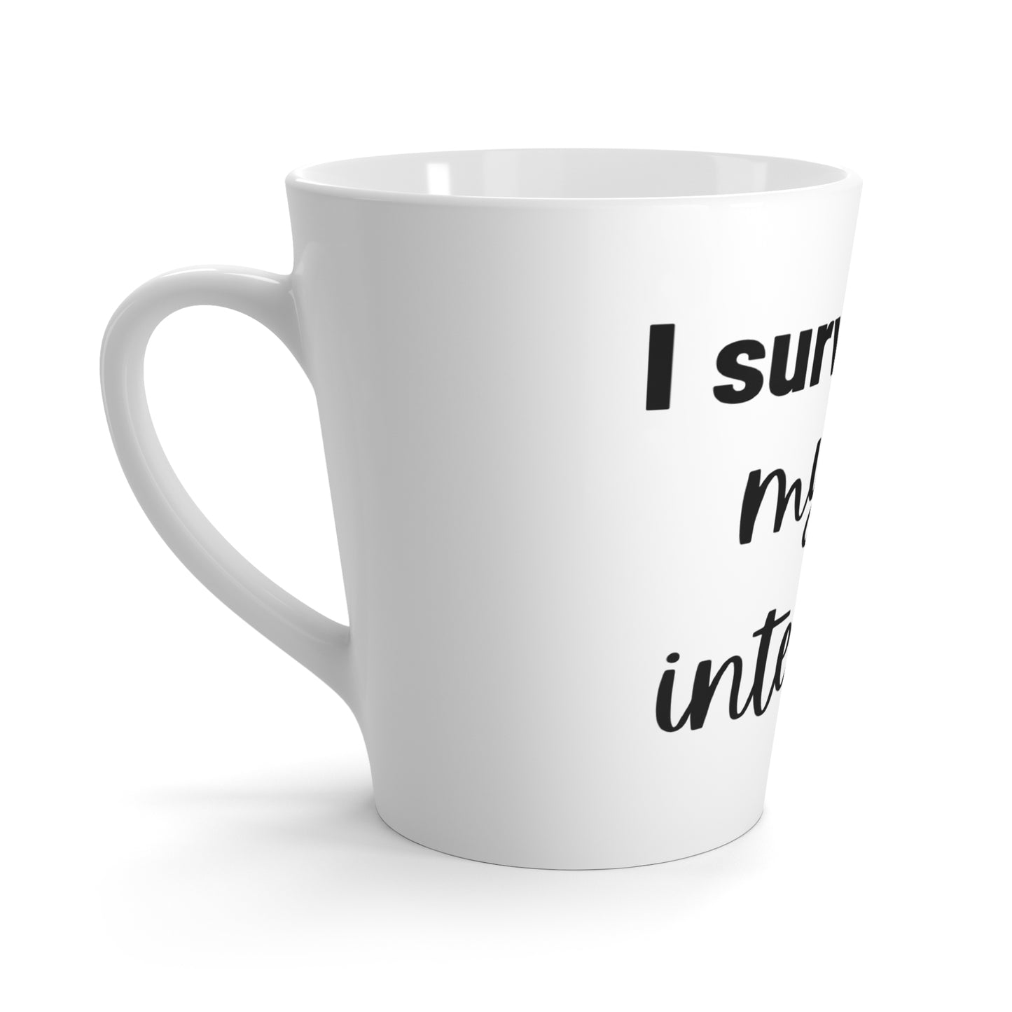 White Latte Mug - Intensive Therapy Edition