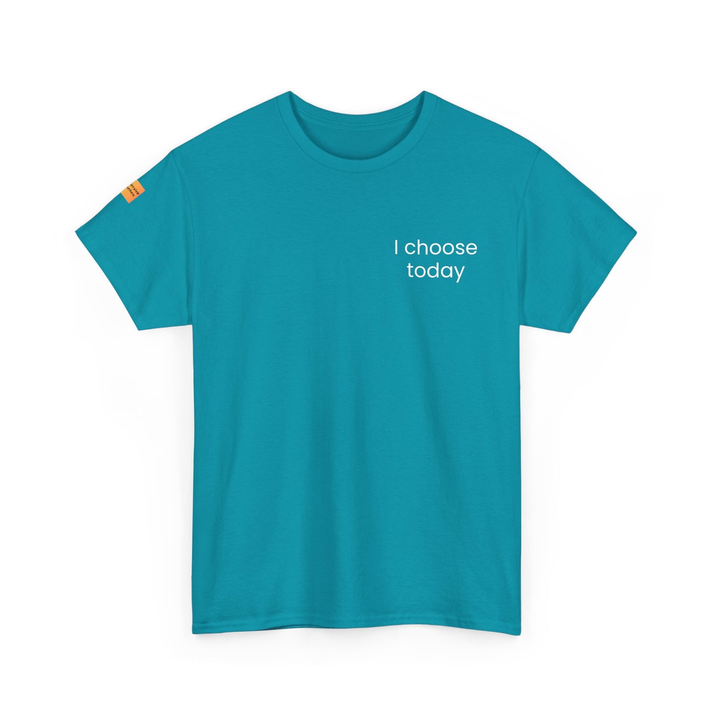 "I Choose Today" Recovery & Growth T-Shirt - Dark Collection with Light Text