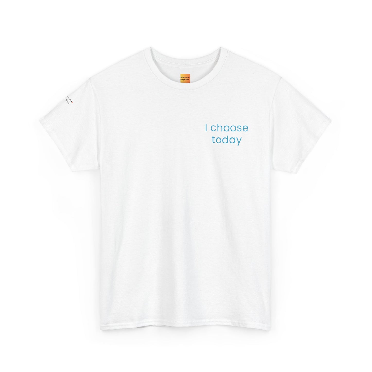 "I Choose Today" Recovery & Growth T-Shirt - First Steps Collection