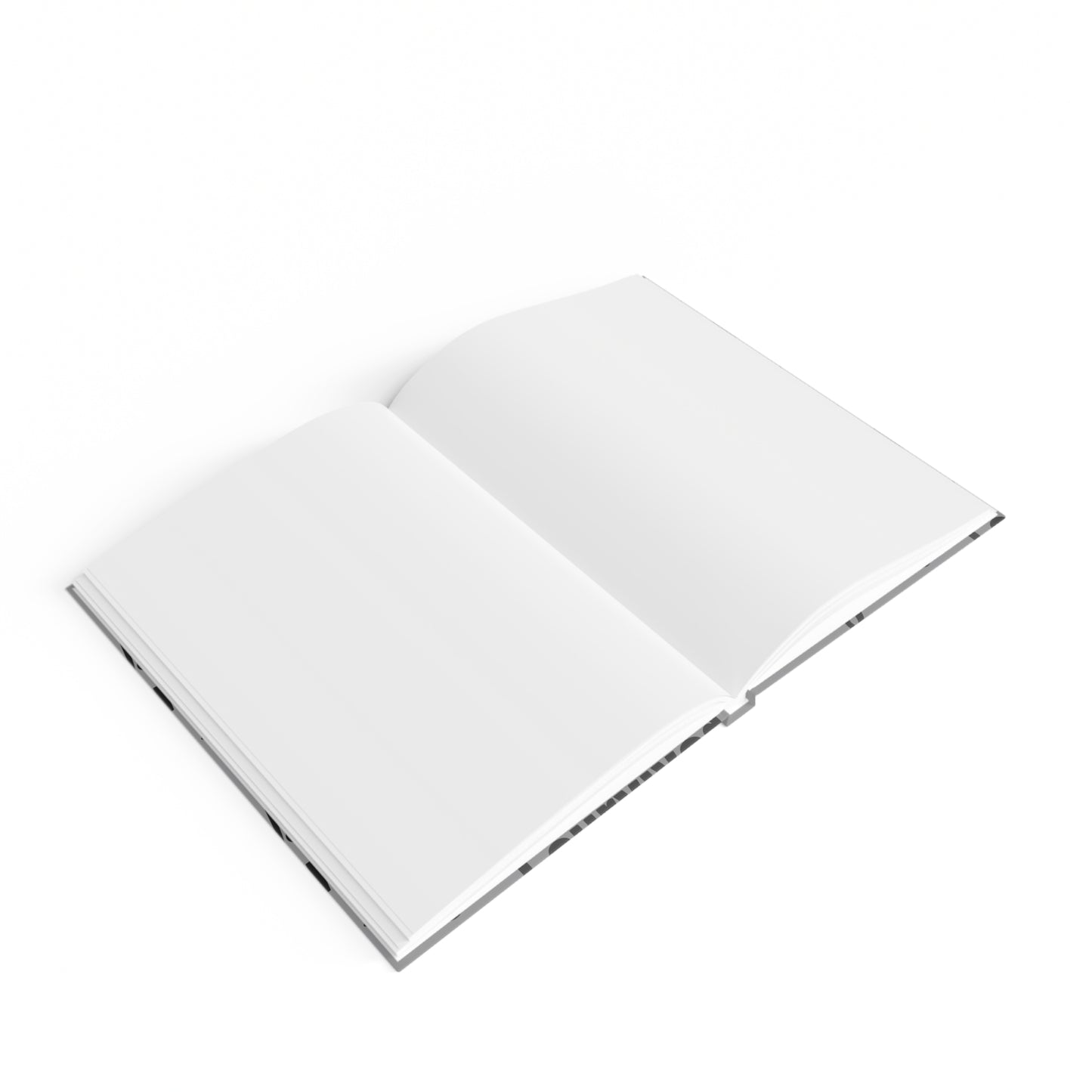 Grey Hardcover Journal – “Blank but Brave” Edition