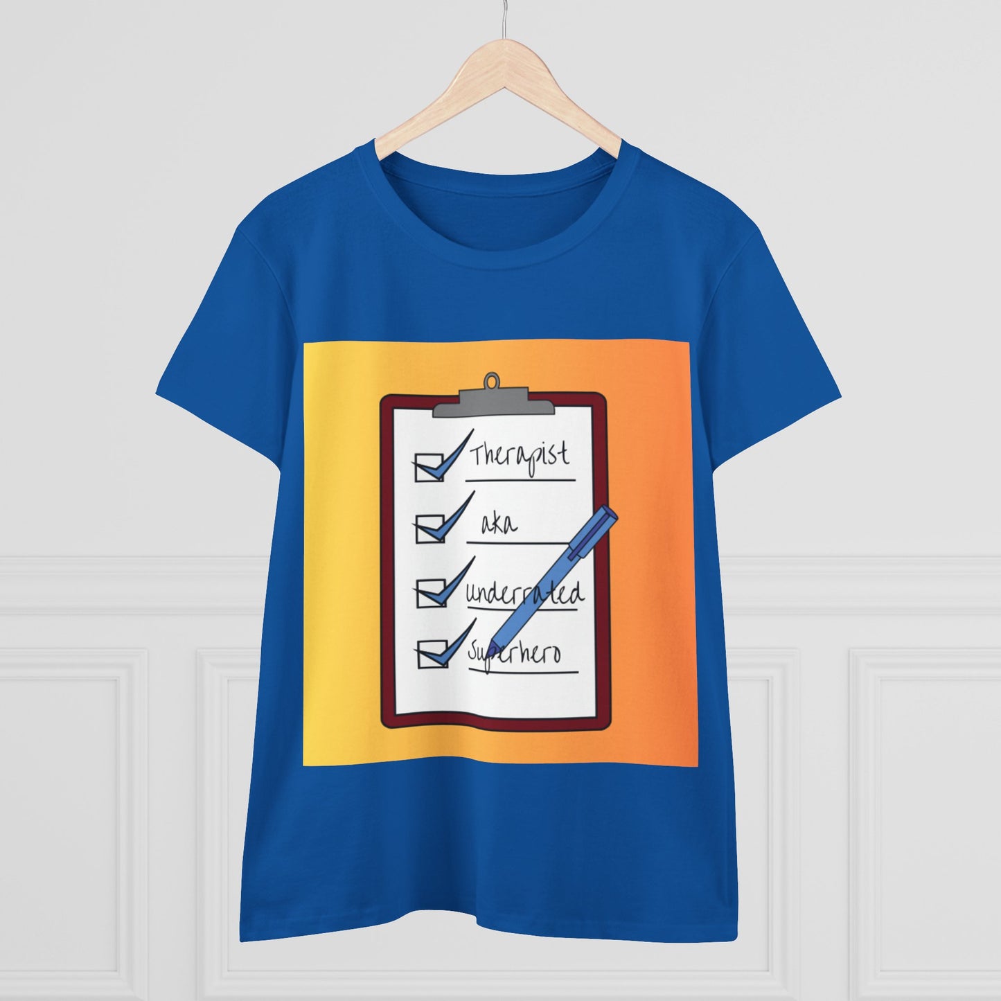 "Checklist Complete" Midweight Cotton Tee – Women's Cut