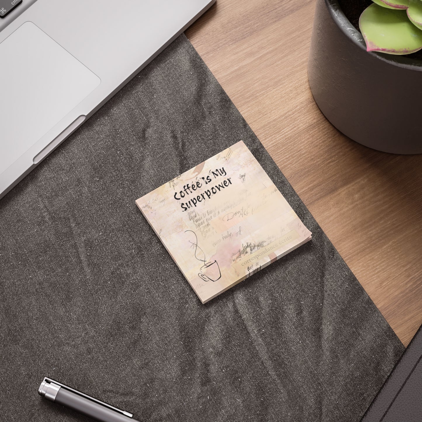 ☕ Coffee Is My Superpower – Sticky Notes