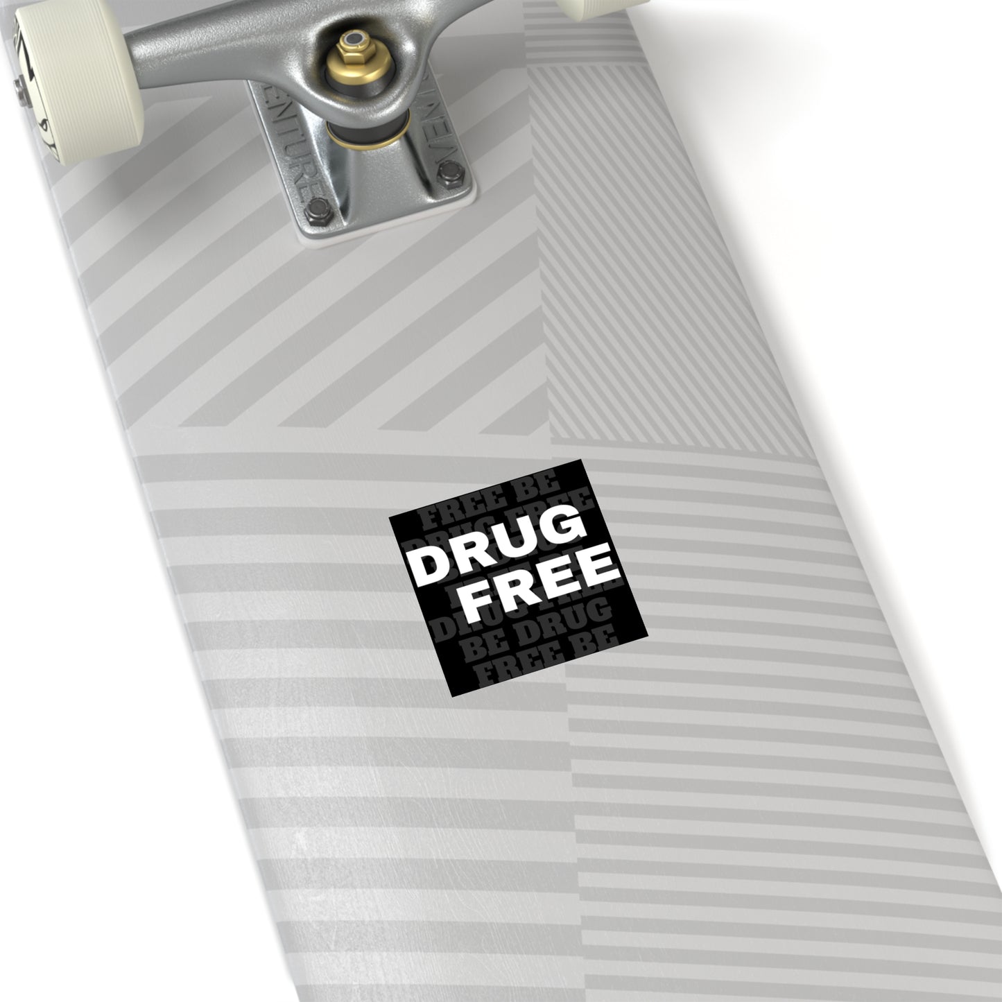 "Drug Free" Prevention Stickers - Educational Awareness for Schools & Prevention Programs 2x2