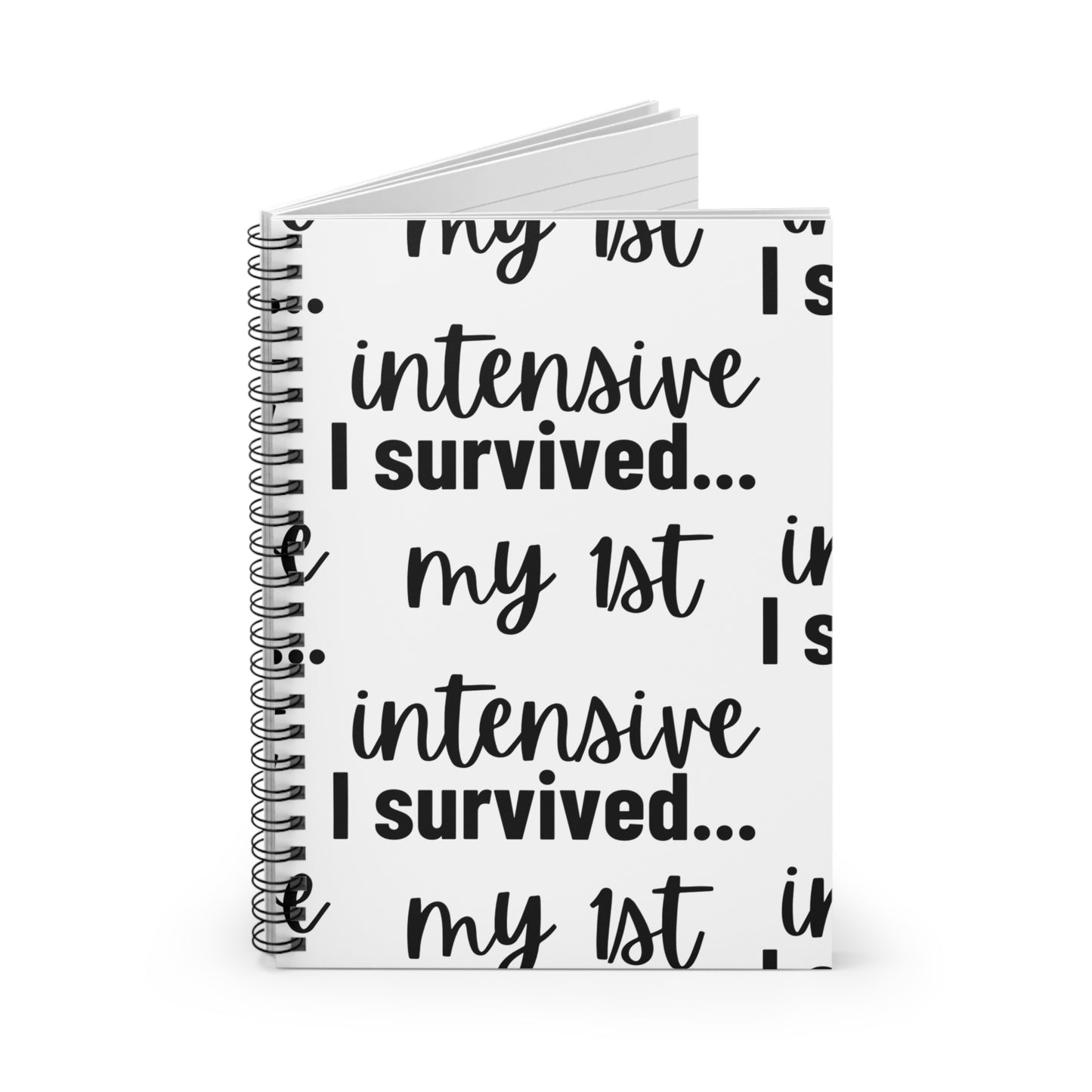 “I Survived My First Intensive” – White Spiral Therapy Notebook