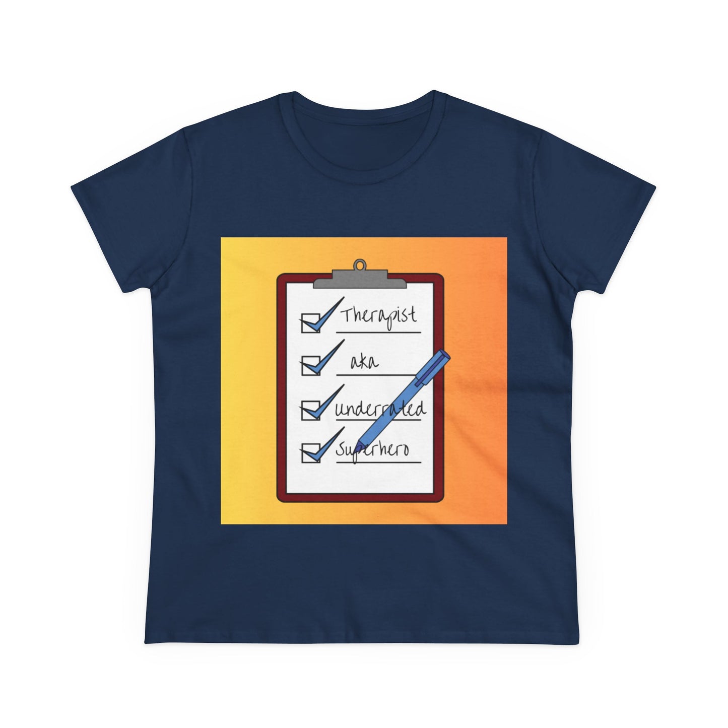 "Checklist Complete" Midweight Cotton Tee – Women's Cut