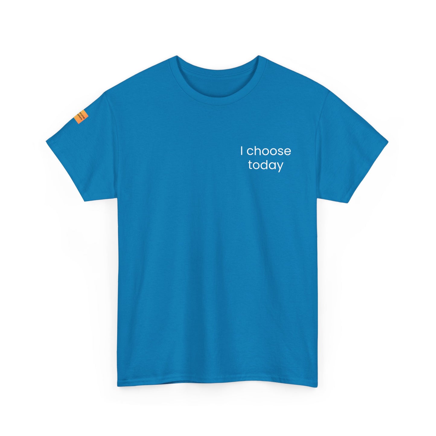 "I Choose Today" Recovery & Growth T-Shirt - Dark Collection with Light Text