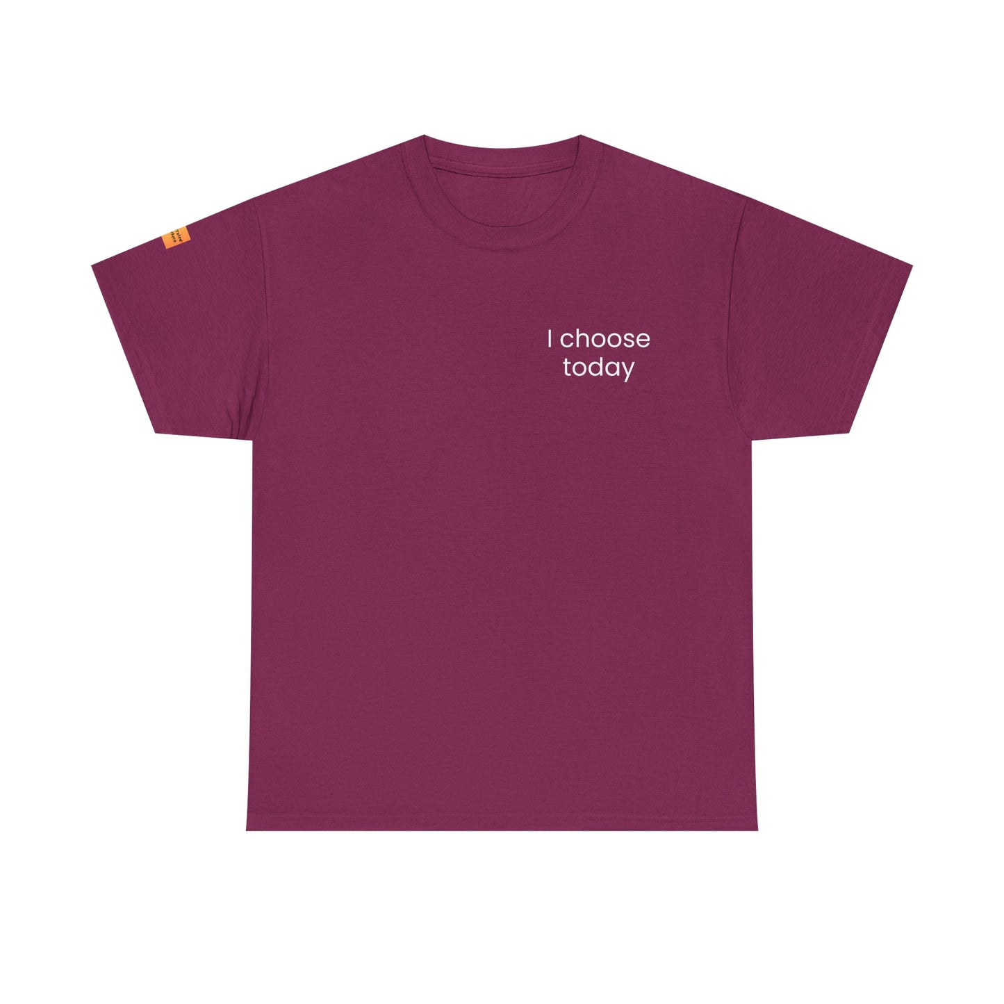 "I Choose Today" Recovery & Growth T-Shirt - Dark Collection with Light Text