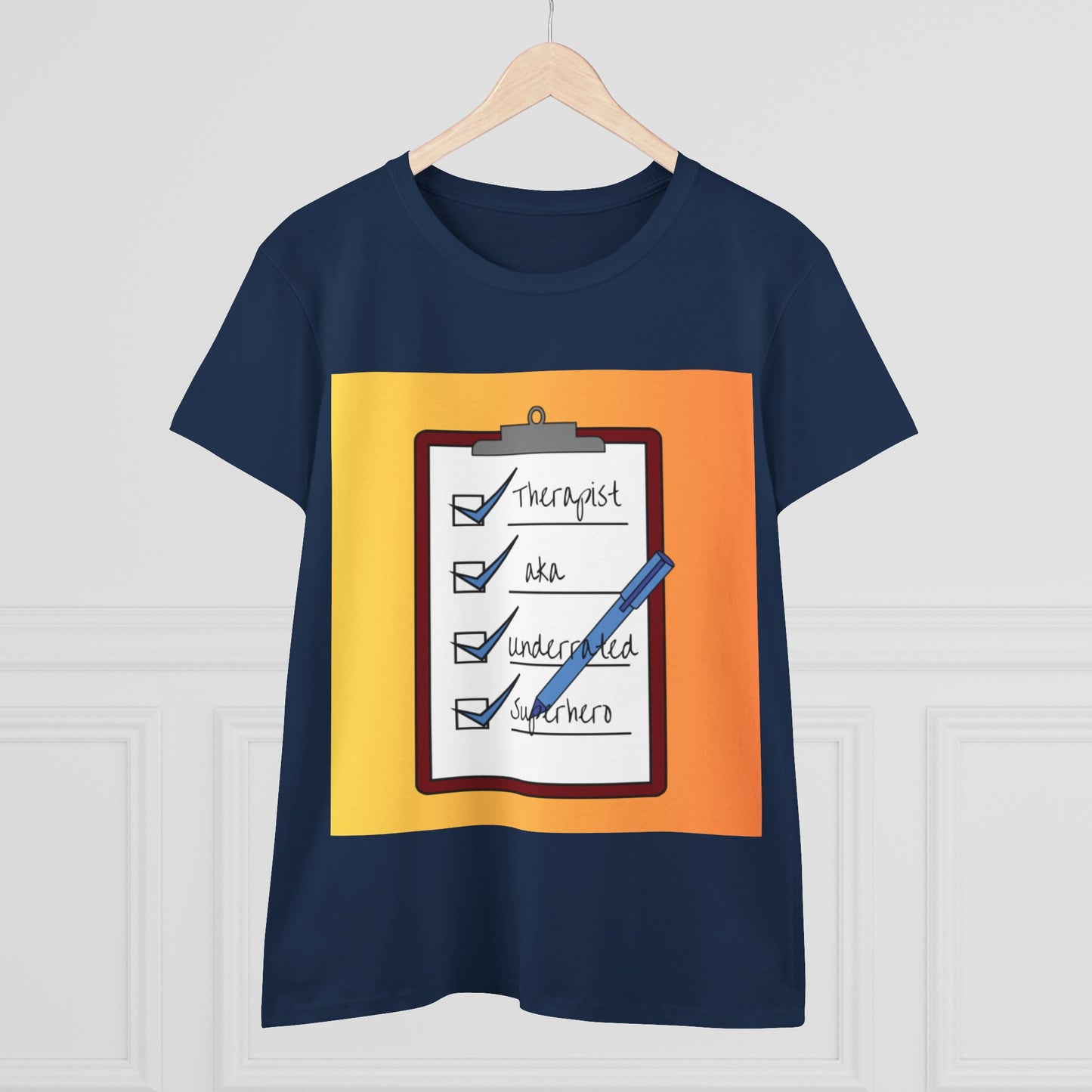 "Checklist Complete" Midweight Cotton Tee – Women's Cut