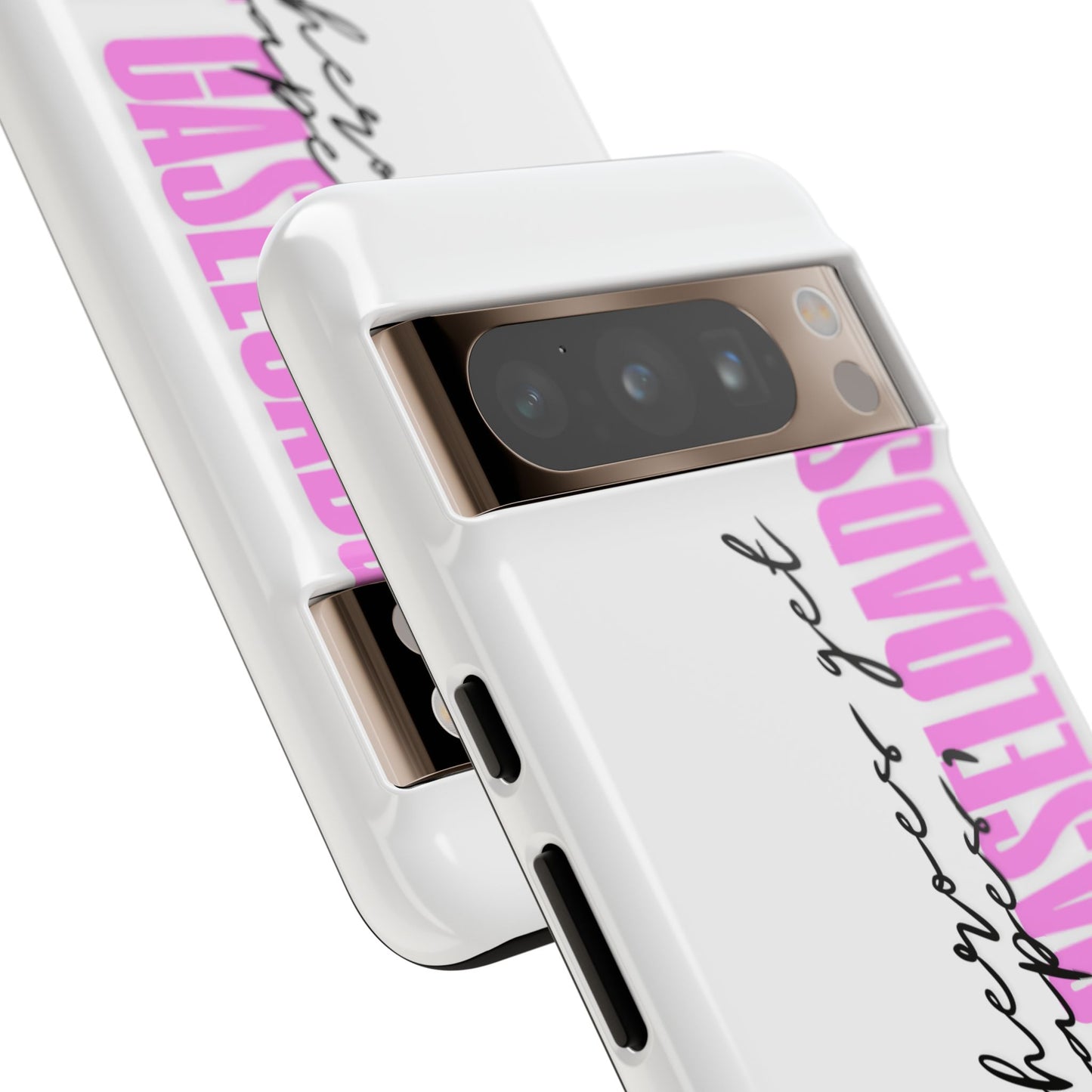 Counselor Phone Case — "Superheroes Get Capes, We Get Caseloads" (Pink Vertical Tough Case)