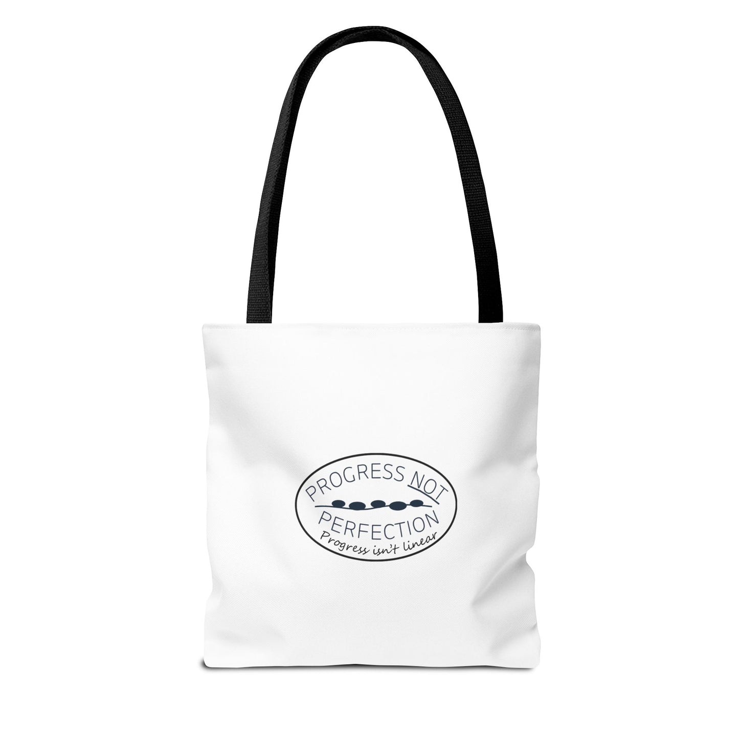 Progress Not Perfection - Canvas Tote Bag