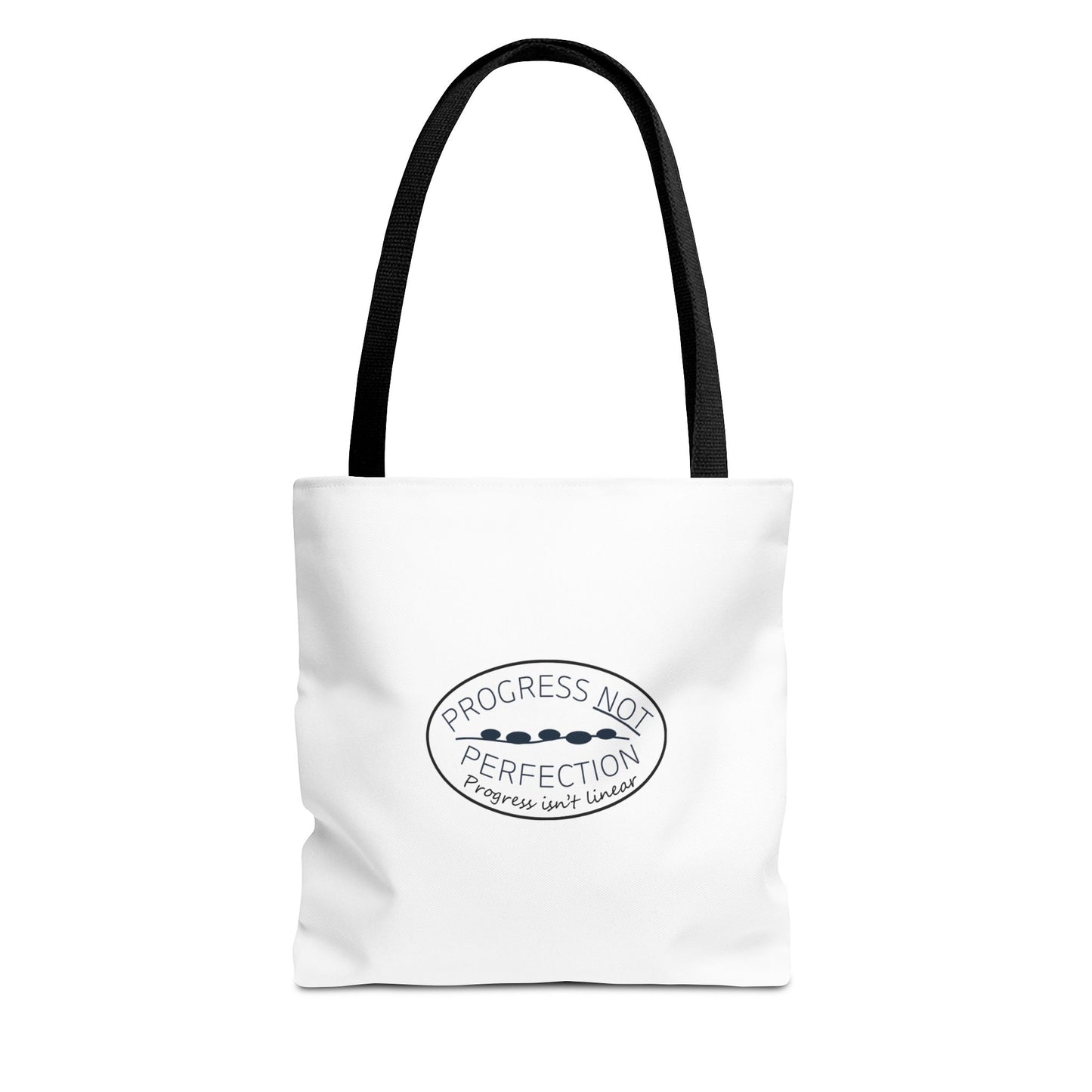 Progress Not Perfection - Canvas Tote Bag