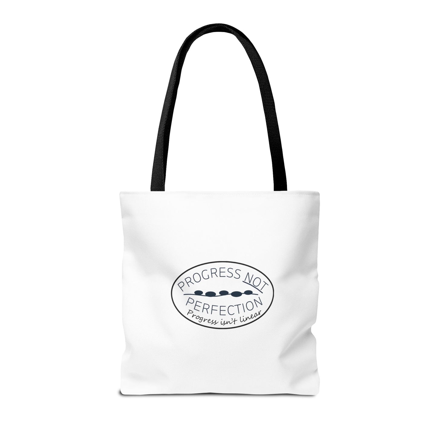Progress Not Perfection - Canvas Tote Bag