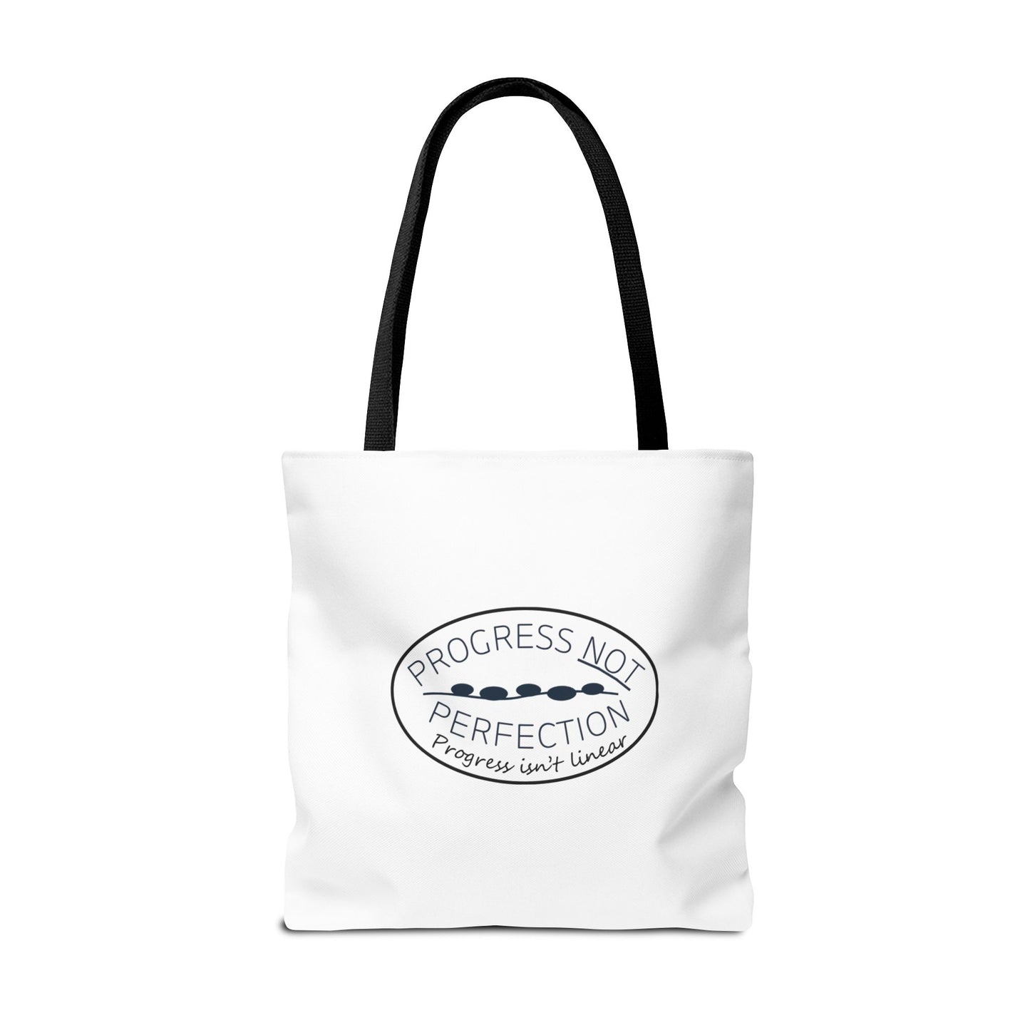 Progress Not Perfection - Canvas Tote Bag