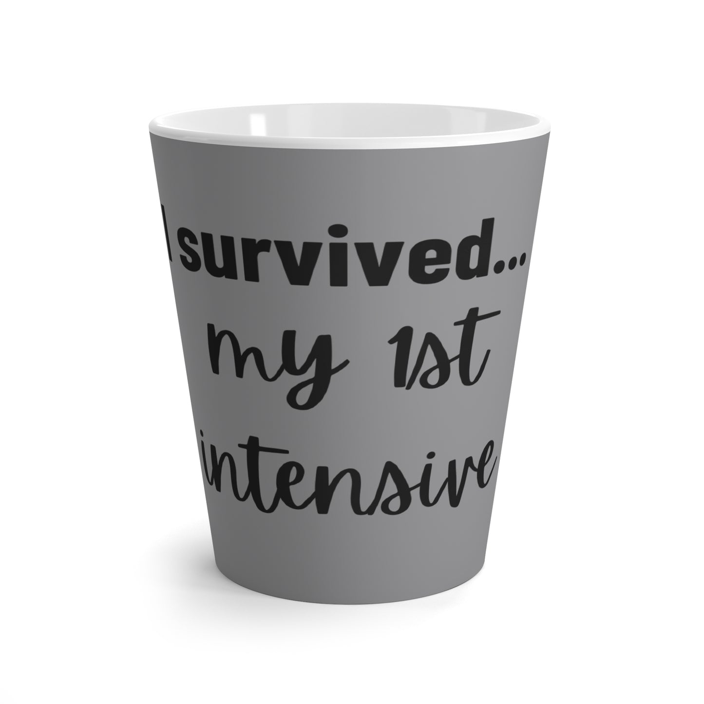Grey Latte Mug - Intensive Therapy Edition
