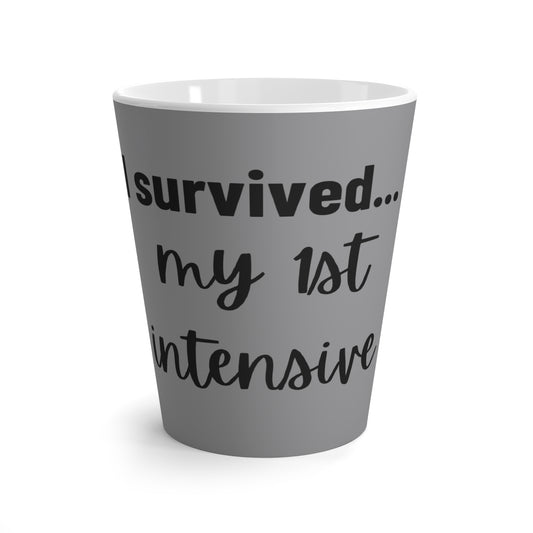 Grey Latte Mug - Intensive Therapy Edition