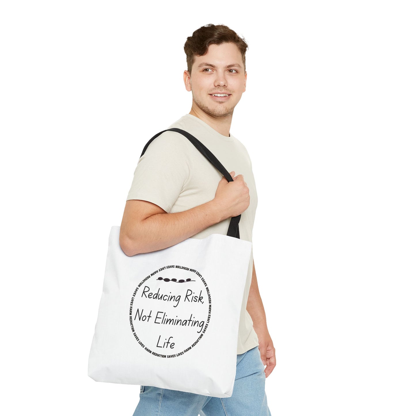 Reducing Risk, Not Eliminating Life - Canvas Tote Bag