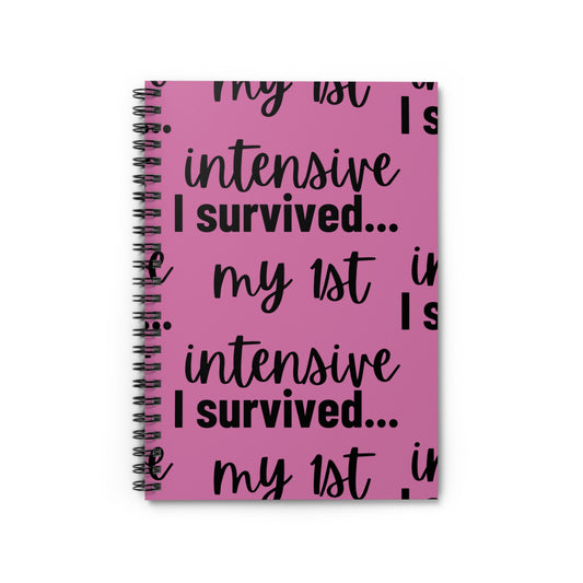 “I Survived My First Intensive” – Pink Spiral Therapy Notebook