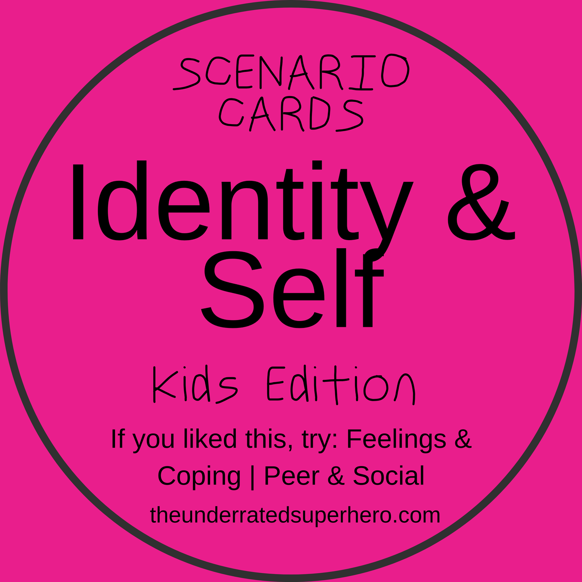 Scenario Cards — Identity & Self
