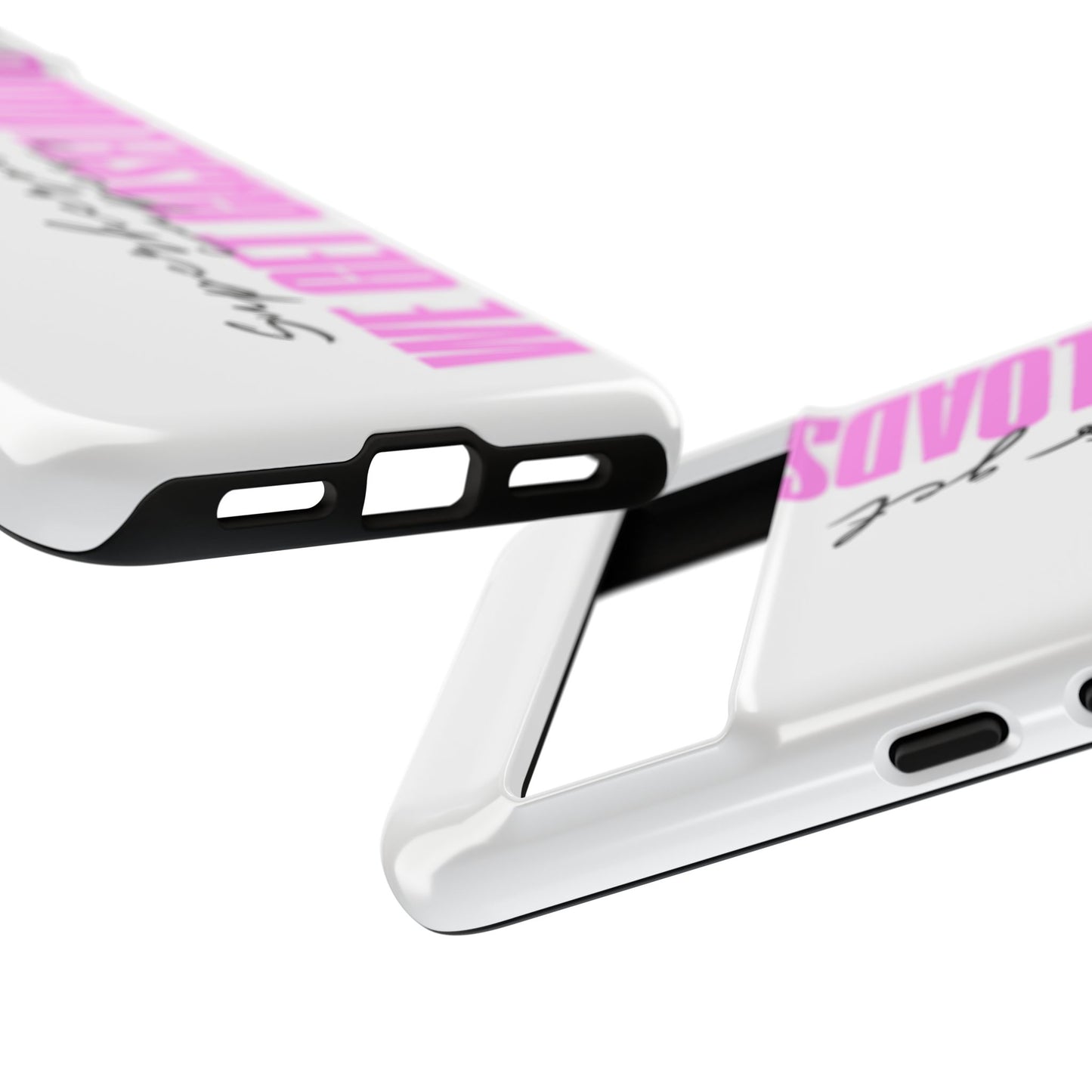 Counselor Phone Case — "Superheroes Get Capes, We Get Caseloads" (Pink Vertical Tough Case)