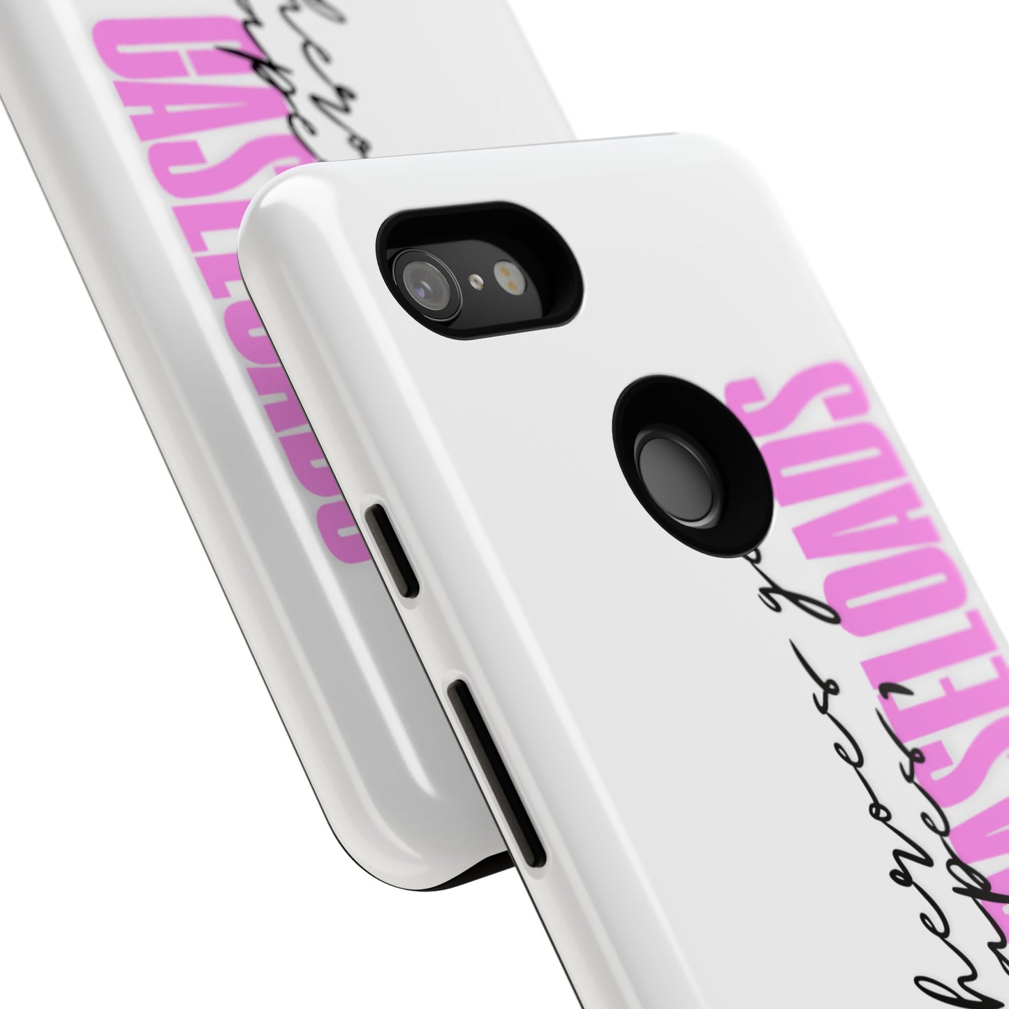 Counselor Phone Case — "Superheroes Get Capes, We Get Caseloads" (Pink Vertical Tough Case)