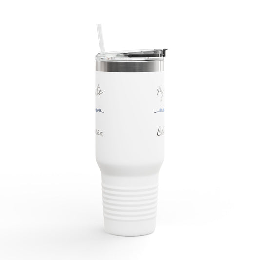 Hydrate Between Insulated Travel Mug, 40oz – Ideal for Hydration on the Go, Perfect for Coffee, Tea, and Smoothies, Gift for Fitness [...]