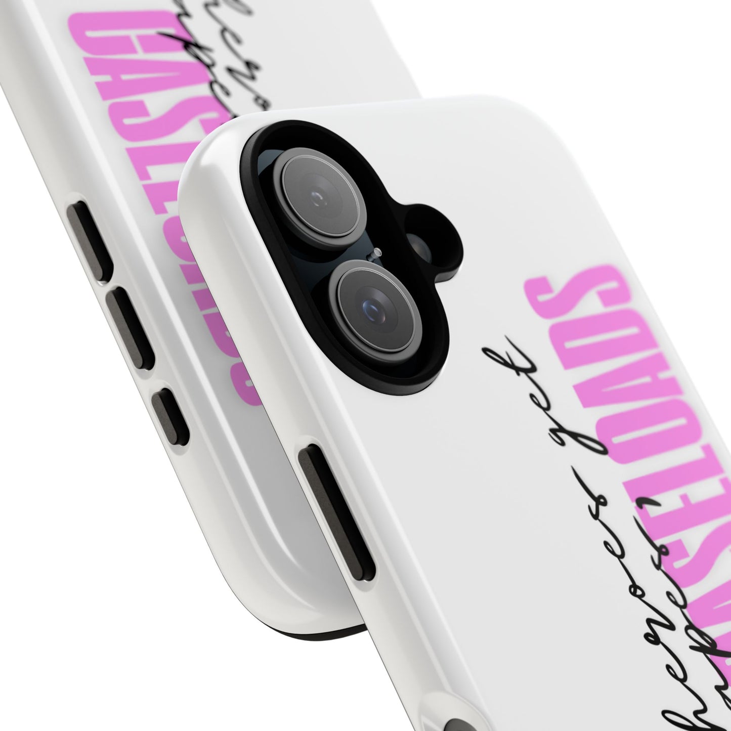 Counselor Phone Case — "Superheroes Get Capes, We Get Caseloads" (Pink Vertical Tough Case)