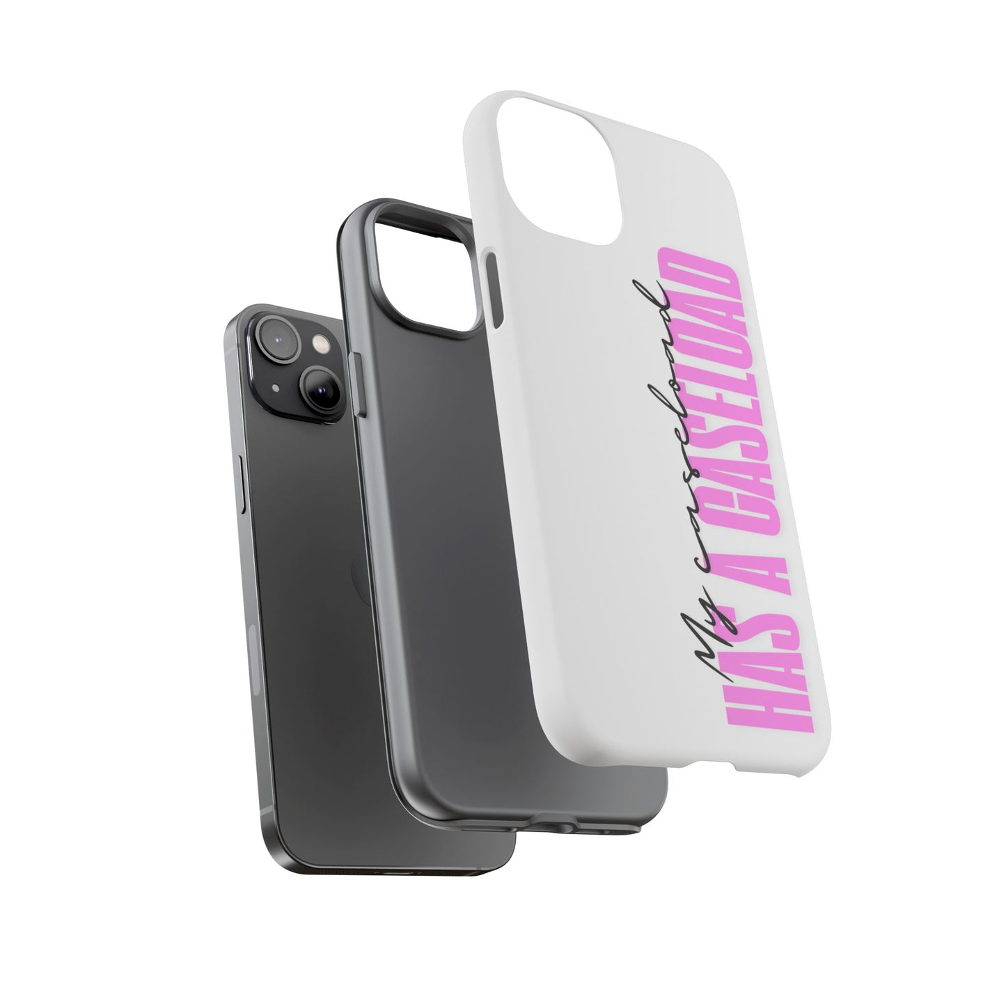 Counselor Phone Case — "My Caseload Has a Caseload" | Pink Tough Case