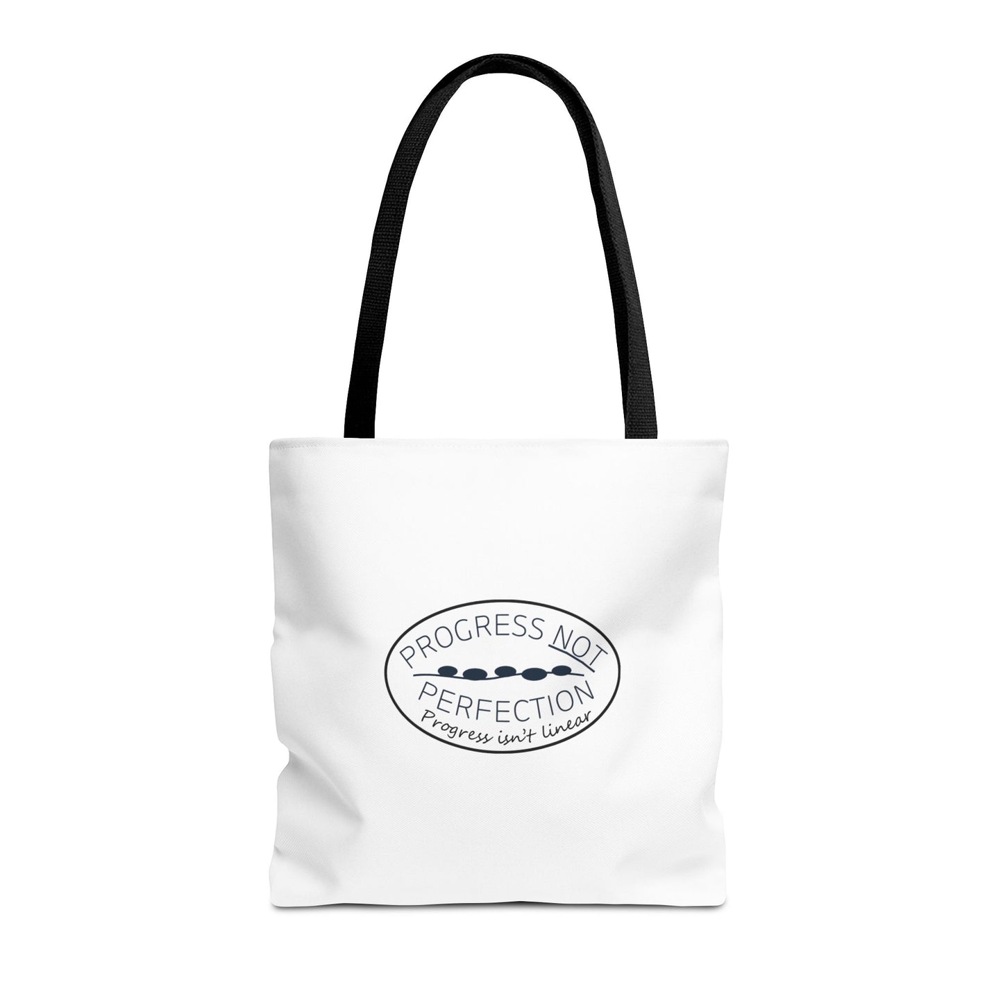 Progress Not Perfection - Canvas Tote Bag