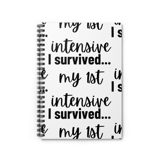 “I Survived My First Intensive” – White Spiral Therapy Notebook